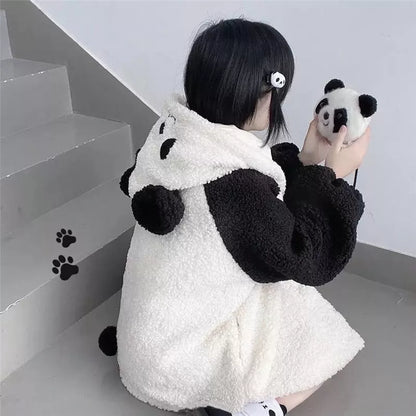 Winter Kawaii Panda Hoodies