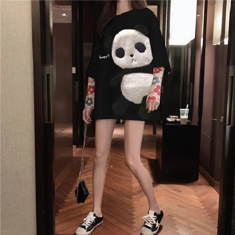 Panda Womans T-Shirt