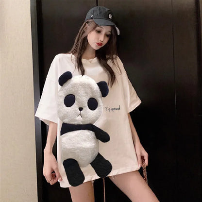 Panda Womans T-Shirt